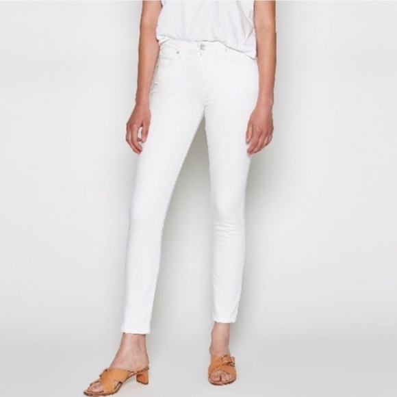 NWT Joie White Mid-rise Skinny Ankle Jeans - Picture 5 of 5